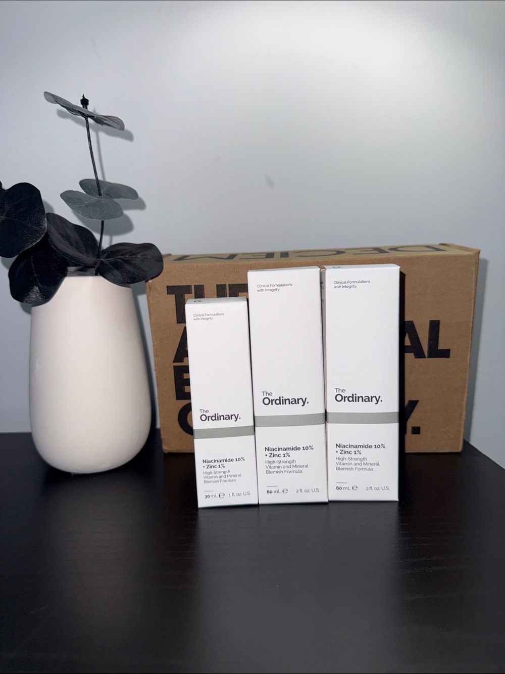 The Ordinary Niacinamide + Zinc Serum Trio